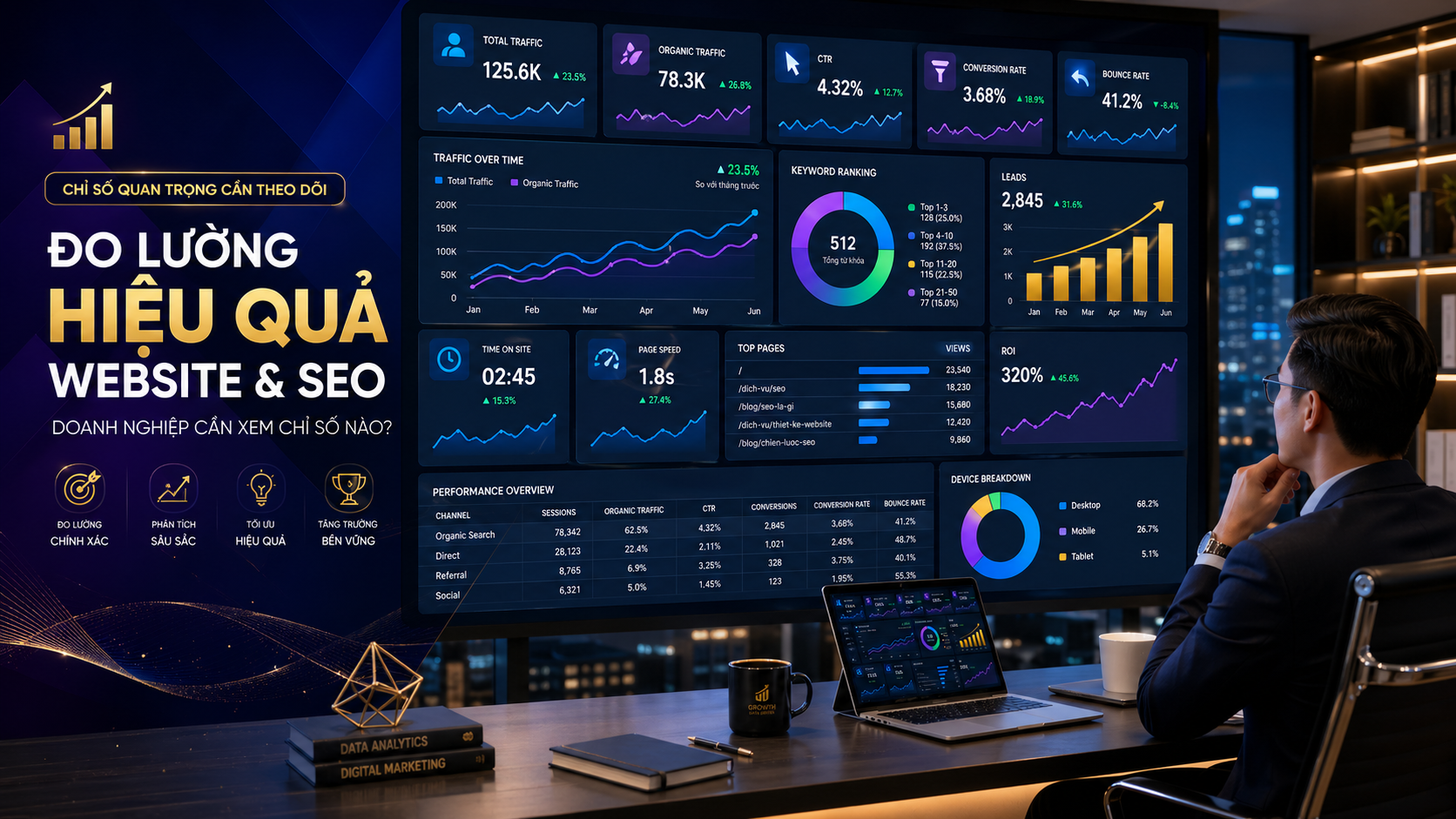 Đo lường hiệu quả website và SEO: doanh nghiệp cần xem chỉ số nào?