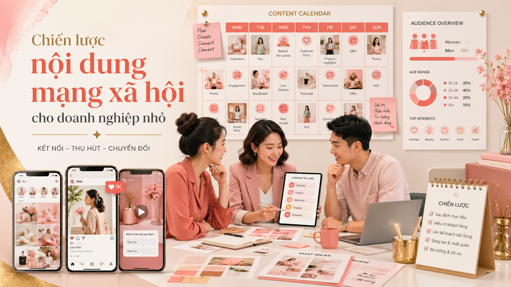 Chiến lược nội dung mạng xã hội cho doanh nghiệp nhỏ