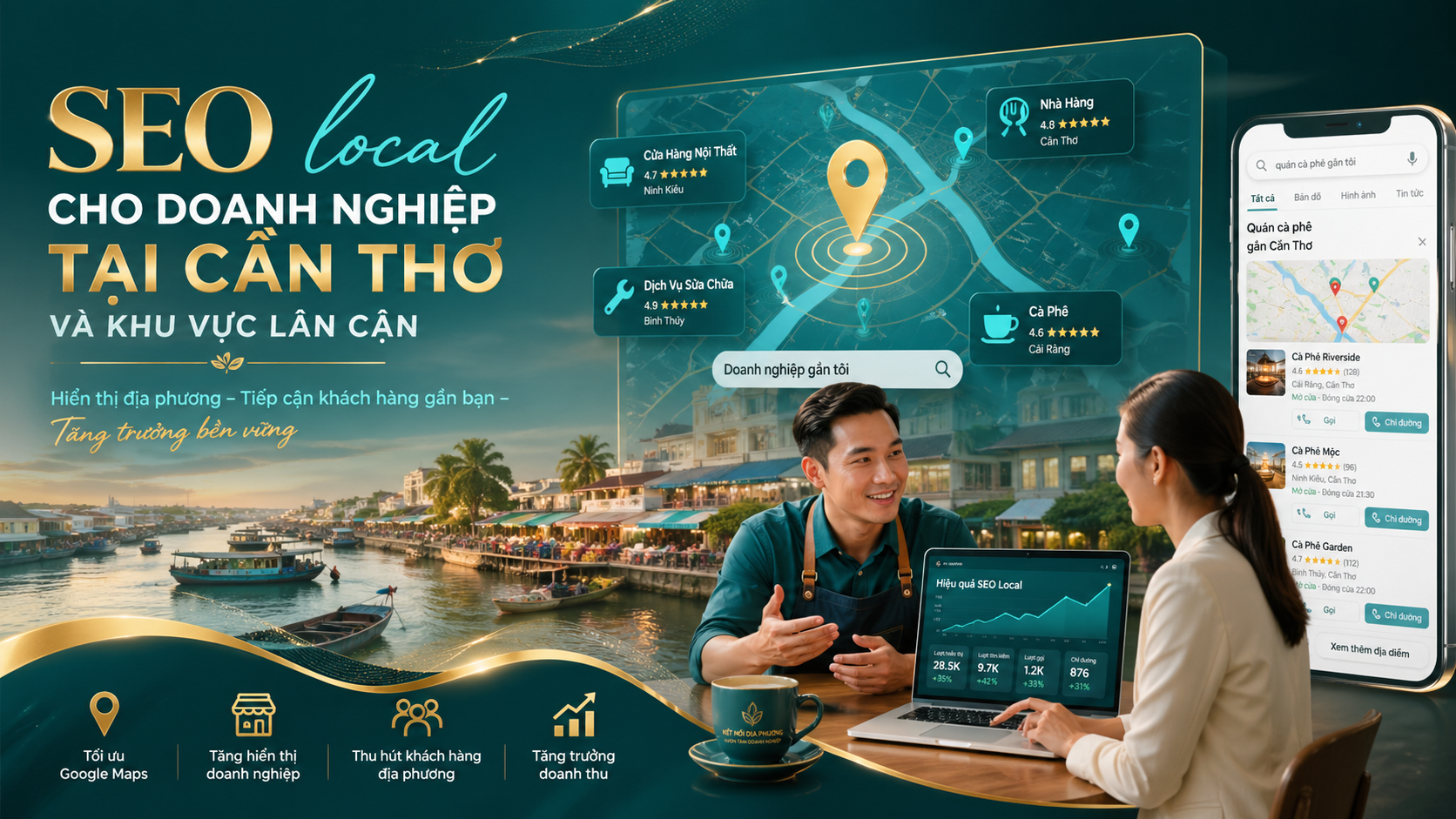 SEO local cho doanh nghiệp tại Cần Thơ và khu vực lân cận